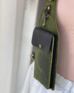 EL YAPIMI GERÇEK DERİ HOLSTER BAG - Görsel 11