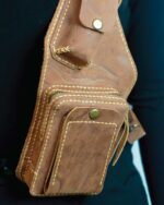 EL YAPIMI GERÇEK DERİ HOLSTER BAG - Görsel 17