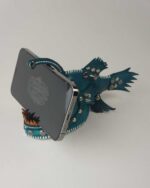 STEAMPUNK DERİ FENER BALIĞI TELEFON STANDI - Görsel 20