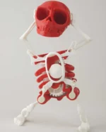3D BASKILI KURMALI DANS EDEN İSKELET FİGÜR