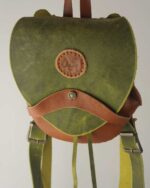 El Yapımı Hakiki Deri Mini Sırt Çantası | Vintage Deri Backpack - Görsel 20