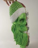 El Yapımı Noel Baba & Halloween Kafatası Duvar Dekoru – 50x25 cm - Görsel 3