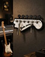 Gitar Kafa Formlu Anahtarlık Askısı / Duvar Tipi Anahtarlık Organizer - Görsel 2