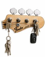 Gitar Kafa Formlu Anahtarlık Askısı / Duvar Tipi Anahtarlık Organizer - Görsel 7